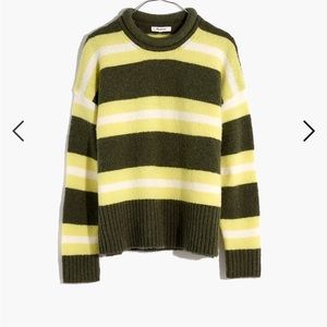 Madewell Fulton Striped Sweater size L